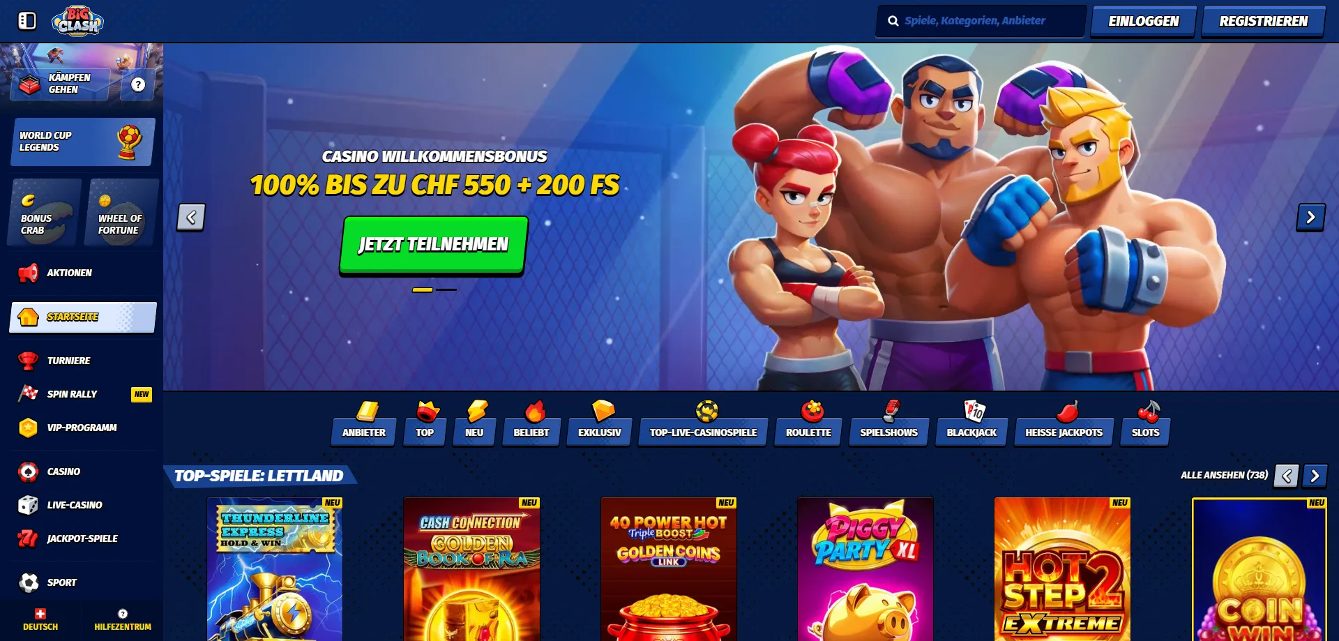 Hlavn&iacute; Poskytovatelia Hier &mdash; BigClash